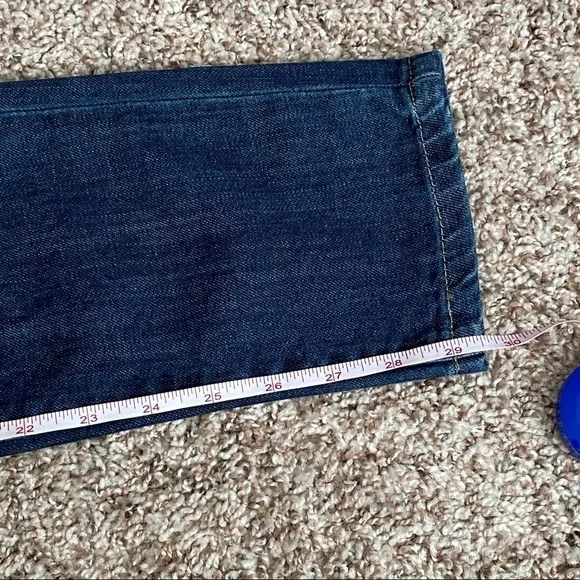 Boden Blue Denim Skinny Ankle Skimmer Mid-Rise Jeans, size 8L - Picture 8 of 15